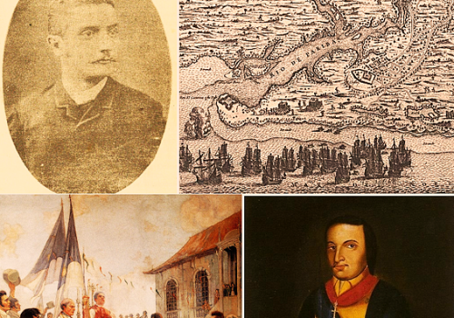 Retrato anônimo de Felipe Camarão, do século XVII, no Museu do Estado de Pernambuco– Fonte – Wikipedia.