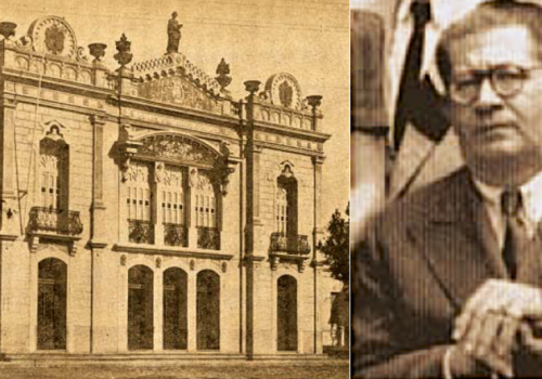 O antigo Teatro Carlos Gomes, atual Teatro Alberto Maranhão – Fonte – Fundação José Augusto.
