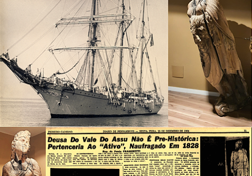 Brigue dos Estados Unidos chamado Salmon P. Chase, de três mastros. Talvez o barco holandês que encalhou próximo a Macau tivesse essas características.
